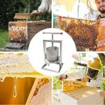 Stainless Steel Manual Honey Extractor with T-Handle