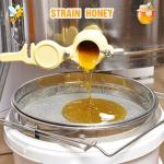 Stainless Steel Double Sieve Honey Strainer for Beekeepers