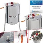 Arebos Manual Honey Extractor with Transparent Lid