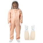 Ventilated Beekeeper Suit with Removable Face Cover