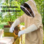 Ventilated Beekeeper Suit with Removable Face Cover