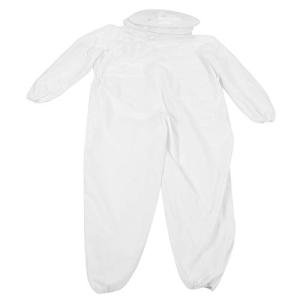 Beekeeping Suit with Dual Zippers - White