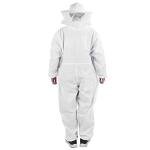 Beekeeping Suit with Dual Zippers - White