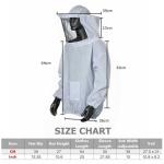 Beekeeping Jacket with Elastic Smock for Adults