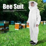 Beekeeping Suit with Dual Zippers - White