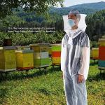 Transparent Nylon Mesh Beekeeping Suit XXL