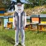 Transparent Nylon Mesh Beekeeping Suit XXL