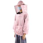 Professional Beekeeping Protective Jacket with Veil - Pink