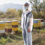 Transparent Nylon Mesh Beekeeping Suit XXL