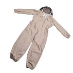 One-Piece Beekeeping Suit with Detachable Veil Hat