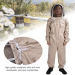 One-Piece Beekeeping Suit with Detachable Veil Hat