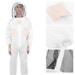 Ventilated XL Beekeeping Suit with Double Zippers