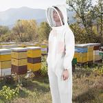 Ventilated XL Beekeeping Suit with Double Zippers