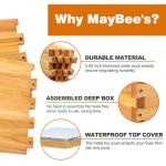 MayBee Beeswax 8-Frame Beehive Starter Kit