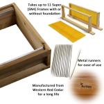 Cedar Super Box for National Bee Hive