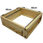 Actiasbee Bee Hive Super Box with Metal Runners