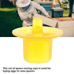 50 Plastic Queen Rearing Cell Cups - Yellow