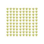 100PCS Queen Bee Rearing Cups - Yellow
