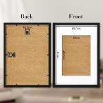 A3 Black Wooden Photo Frame for Certificates