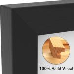 A3 Black Wooden Photo Frame for Certificates