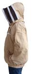 Olive Cotton Beekeeper Jacket for Protection (Small)