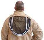 Olive Cotton Beekeeper Jacket for Protection (Small)