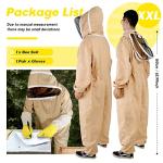 Zelaby Full Body Beekeeping Suit with Gloves