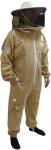 Olive Cotton Beekeeping Suit with Round Hat