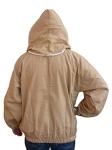 Olive Cotton Beekeeper Jacket for Protection (Small)