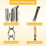 Beekeeping Tool Kit with Hive Smoker and Accessories