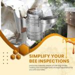 Stainless Steel Beehive Smoker with Heat Shield