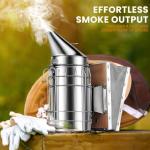 Stainless Steel Beehive Smoker with Heat Shield