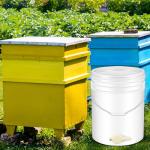 2 Pack 5 Gallon Honey Buckets with Spigot