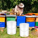2 Pack 5 Gallon Honey Buckets with Spigot