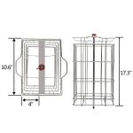 Bonnlo Electric Honey Extractor with Adjustable Stand