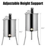 Bonnlo Electric Honey Extractor with Adjustable Stand