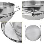 Double Sieve Stainless Steel Honey Strainer