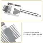 Stainless Steel Multi-Use Honeycomb Fork for Beekeeping