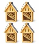 Wooden Bee and Butterfly Insect Hotel Shelter