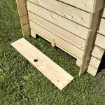 Wooden Beehive Slatted Garden Composter, 242 Liters