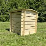 Wooden Beehive Slatted Garden Composter, 242 Liters