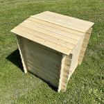 Wooden Beehive Slatted Garden Composter, 242 Liters
