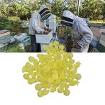 100 Plastic Queen Bee Rearing Cups - Yellow
