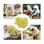 100 Plastic Queen Bee Rearing Cups - Yellow