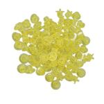 100 Plastic Queen Bee Rearing Cups - Yellow