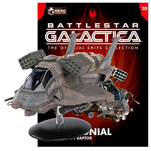Hero Collector | Battlestar Galactica Collection | Colonial Heavy Raptor with Magazine Issue 20 by Eaglemoss