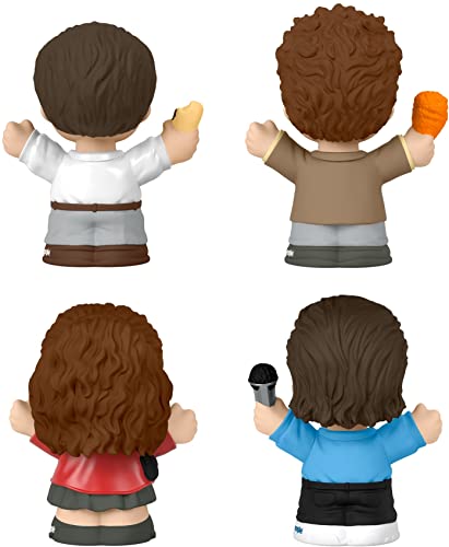  Little People Collector Seinfeld Tv Series Special Edition Set In Display Gift Box For Adults & Fans, 4 Figures 