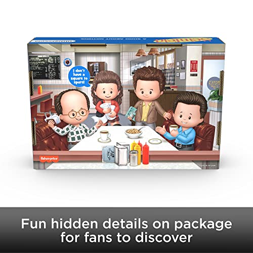 Little People Collector Seinfeld Tv Series Special Edition Set In Display Gift Box For Adults & Fans, 4 Figures 
