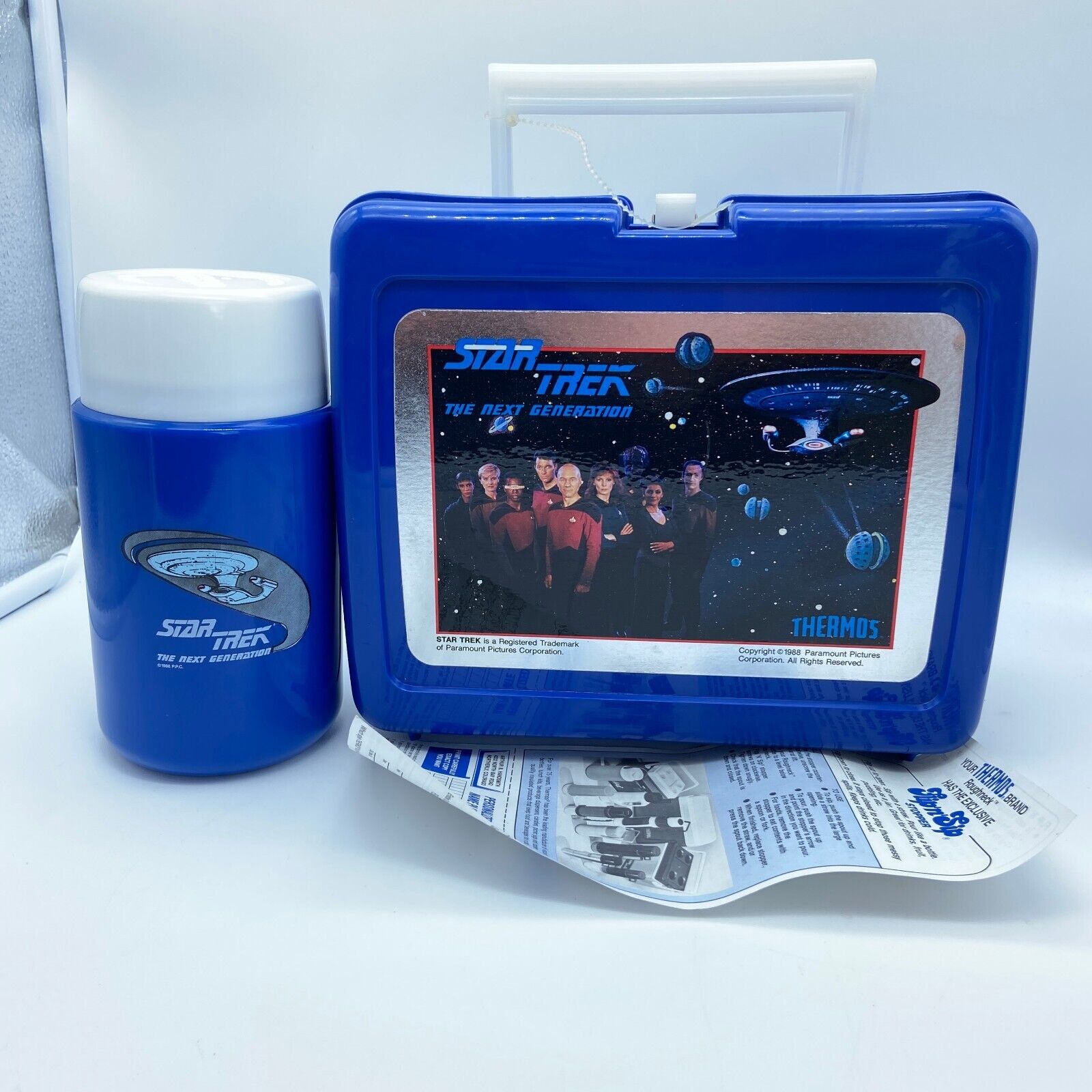Star Trek Next Gen Lunchbox & Thermos Set 1988