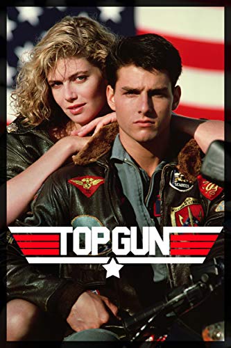 XIHOO Top Gun Movie Tom Cruise and Kelly McGillis 80s Poster Print - 24" x 36" inch(60 x 91.5 cm) Frameless Gift Rolled